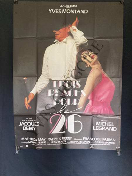 TROIS PLACES POUR LE 26-AFFICHE 120 CM X 160 CM. 