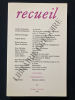RECUEIL-N°11-1989. 