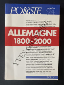 POESIE-N°94-ALLEMAGNE 1800-2000