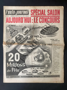 L'AUTO-JOURNAL-N°184-15 OCTOBRE 1957-SPECIAL SALON