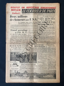 LE COURRIER DE PARIS-N°104-DIMANCHE 13 ET LUNDI 14 JANVIER 1946