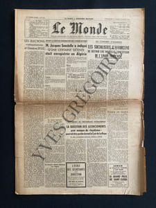 LE MONDE-N°3247-DIMANCHE 3 ET LUNDI 4 JUILLET 1955