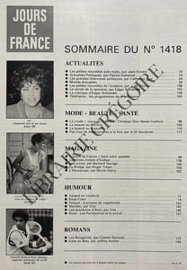 JOURS DE FRANCE-N°1418-DU 6 AU 12 MARS 1982