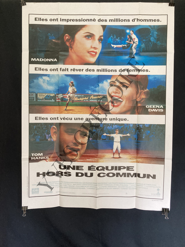UNE EQUIPE HORS DU COMMUN-AFFICHE FRANCAISE 120 CM X 160 CM. 