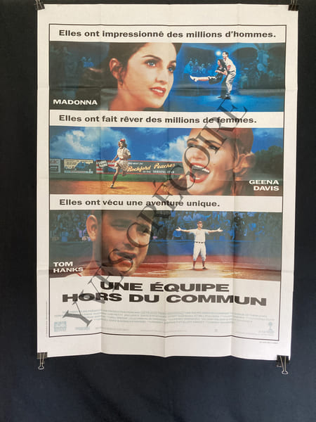 UNE EQUIPE HORS DU COMMUN-AFFICHE FRANCAISE 120 CM X 160 CM. 