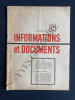 INFORMATIONS ET DOCUMENTS-N°57-15 NOVEMBRE 1956. 