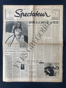 SPECTATEUR-N°156-MARDI 1 JUIN 1948