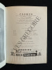 CARMEN-PROGRAMME THEATRE NATIONAL DE L'OPERA-SAMEDI 7 NOVEMBRE 1964. 