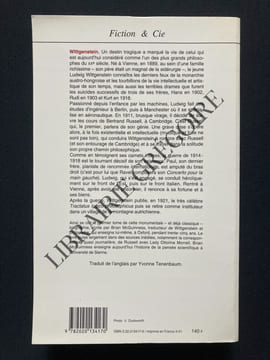 WITTGENSTEIN 1.LES ANNEES DE JEUNESSE 1889-1921. BRIAN McGUINNESS