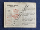 CARTE BIBLIOTHEQUE NATIONALE. ANDRE FAGE