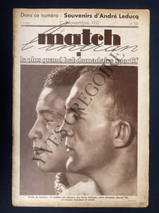 MATCH L'INTRAN-N°321-1 NOVEMBRE 1932