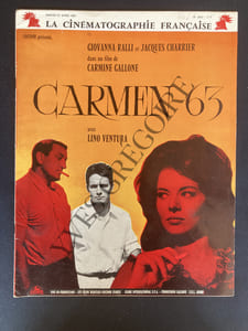 LA CINEMATOGRAPHIE FRANCAISE-N°2013-27 AVRIL 1963-CARMEN 63