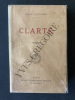 CLARTE. HENRI BARBUSSE