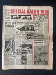 L'AUTO-JOURNAL-N°160-15 OCTOBRE 1956-SPECIAL SALON 1956