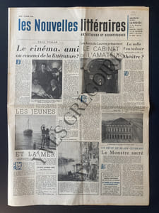 LES NOUVELLES LITTERAIRES-N°1484-9 FEVRIER 1956