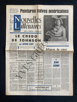 LES NOUVELLES LITTERAIRES-N°2111-15 FEVRIER 1968. undefined