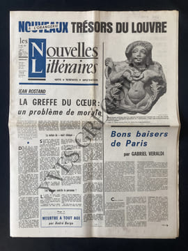 LES NOUVELLES LITTERAIRES-N°2103-21 DECEMBRE 1967. undefined