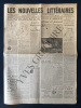 LES NOUVELLES LITTERAIRES-N°1160-24 NOVEMBRE 1949. 