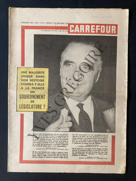 CARREFOUR-N°951-5 DECEMBRE 1962. undefined