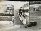 21 PHOTOGRAPHIES-"CHAMPIONNAT DE VELOS FOUS-PISTE DE VITESSE D'ONTARIO-CALIFORNIE-ETATS UNIS-30 AVRIL 1977. 