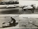 21 PHOTOGRAPHIES-"CHAMPIONNAT DE VELOS FOUS-PISTE DE VITESSE D'ONTARIO-CALIFORNIE-ETATS UNIS-30 AVRIL 1977. 