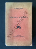 POEMES CHOISIS. AUGUSTE GENIN
