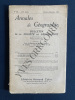 ANNALES DE GEOGRAPHIE-BULLETIN DE LA SOCIETE DE GEOGRAPHIE-N°304-OCTOBRE/DECEMBRE 1947. 