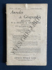 ANNALES DE GEOGRAPHIE-BULLETIN DE LA SOCIETE DE GEOGRAPHIE-N°308-OCTOBRE/DECEMBRE 1948. 