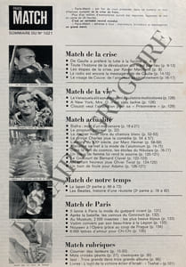 PARIS MATCH-N°1021-30 NOVEMBRE 1968-CHARLES DE GAULLE