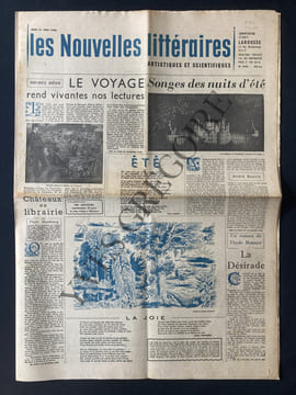 LES NOUVELLES LITTERAIRES-N°1503-21 JUIN 1956. undefined