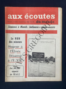 AUX ECOUTES DU MONDE-N°2016-8 MARS 1963