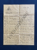 LETTRE DE PIERRE MAC ORLAN A MICHEL VAUCAIRE. 