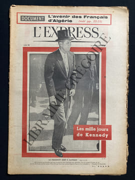 L'EXPRESS-N°501-19 JANVIER 1961-JOHN FITZGERALD KENNEDY. undefined
