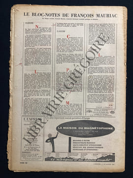 L'EXPRESS-N°501-19 JANVIER 1961-JOHN FITZGERALD KENNEDY. undefined