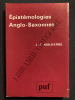 EPISTEMOLOGIES ANGLO-SAXONNES. J.-F. MALHERBE