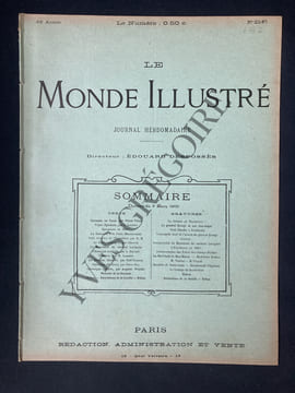 LE MONDE ILLUSTRE-N°2240-3 MARS 1900. undefined