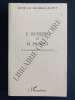 E. HUSSERL ET M. PROUST A la recherche du moi perdu. MONICA M. JARAMILLO-MAHUT