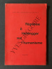 REPONSE A HEIDEGGER SUR L'HUMANISME. STELIOS CASTANOS DE MEDICIS