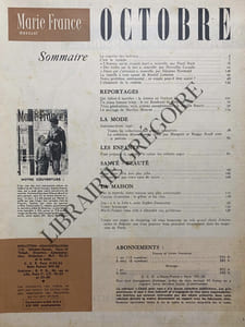 MARIE FRANCE-N°7-OCTOBRE 1956