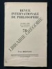 REVUE INTERNATIONALE DE PHILOSOPHIE-1966-FASCICULE 4-78-FRANZ BRENTANO. HUGO BERGMAN-MAYER HILLEBRAND-CHISHOLM-LUCIE GILSON-JAN ...