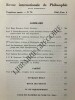 REVUE INTERNATIONALE DE PHILOSOPHIE-1966-FASCICULE 4-78-FRANZ BRENTANO. HUGO BERGMAN-MAYER HILLEBRAND-CHISHOLM-LUCIE GILSON-JAN ...