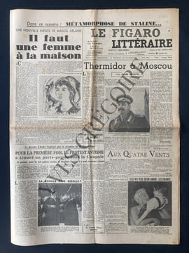 LE FIGARO LITTERAIRE-N°519-31 MARS 1956. undefined