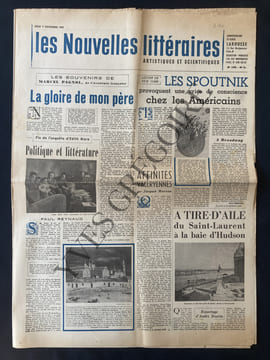 LES NOUVELLES LITTERAIRES-N°1575-7 NOVEMBRE 1957. undefined