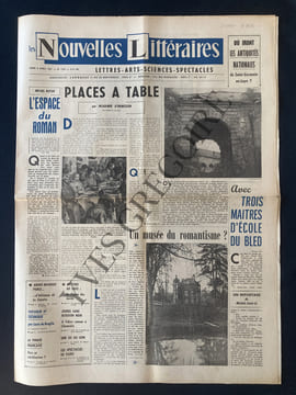 LES NOUVELLES LITTERAIRES-N°1753-6 AVRIL 1961. undefined