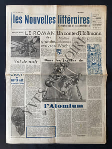 LES NOUVELLES LITTERAIRES-N°1555-20 JUIN 1957
