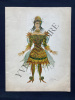 LA PERICHOLE-OFFENBACH-PROGRAMME-COUVERTURE DE CARZOU. 