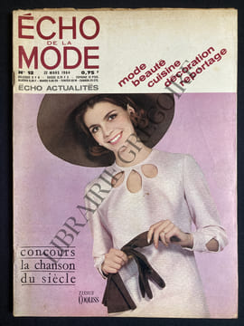 ECHO DE LA MODE-N°12-22 MARS 1964. undefined