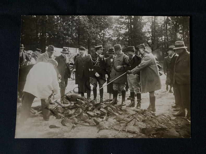 CHASSE PRESIDENTIELLE A RAMBOUILLET-1936-ALBERT LEBRUN-PHOTOGRAPHIE. 
