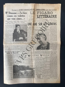 LE FIGARO LITTERAIRE-N°538-11 AOUT 1956