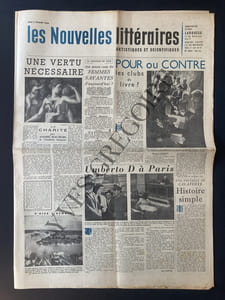 LES NOUVELLES LITTERAIRES-N°1483-2 FEVRIER 1956